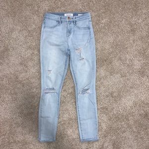 Pacsun Distressed Light Fade Jeans